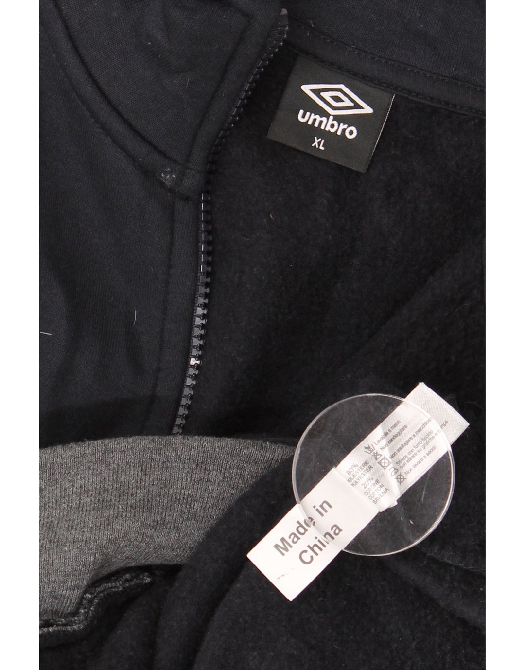 UMBRO Jaqueta masculina de agasalho gráfico XL azul marinho poliéster colorido