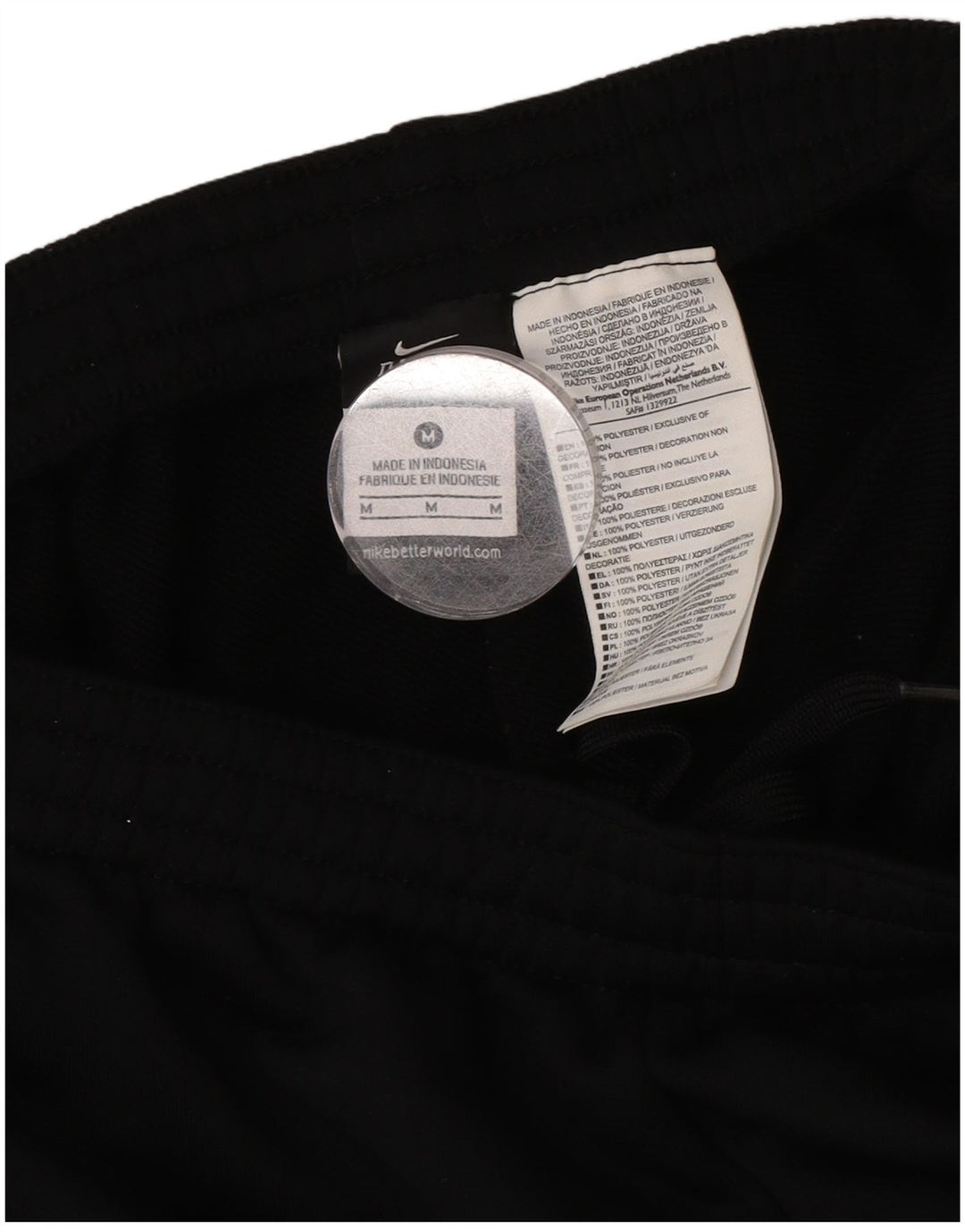 Calça Nike Masculina Dri Fit Capri Treino Médio Preto Poliéster