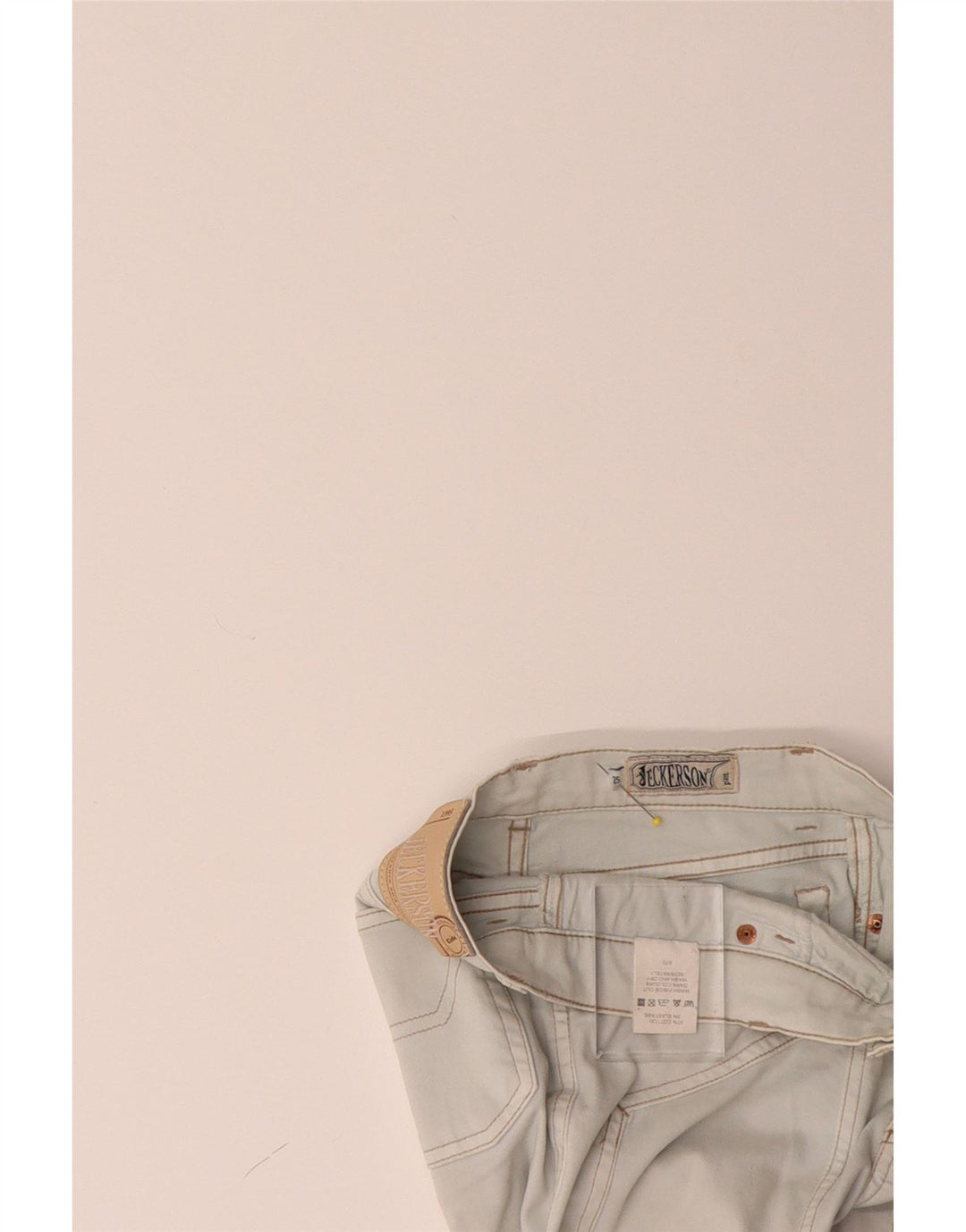 JECKERSON Womens Bootcut Casual Trousers W25 L26 Grey Cotton Vintage Jeckerson and Second-Hand Jeckerson from Messina Hembry 