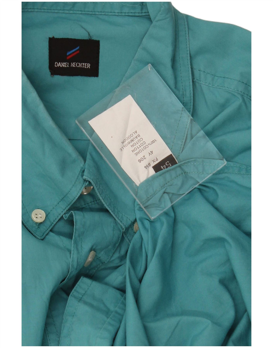 Camisa masculina DANIEL HECHTER IT 54 XL algodão verde