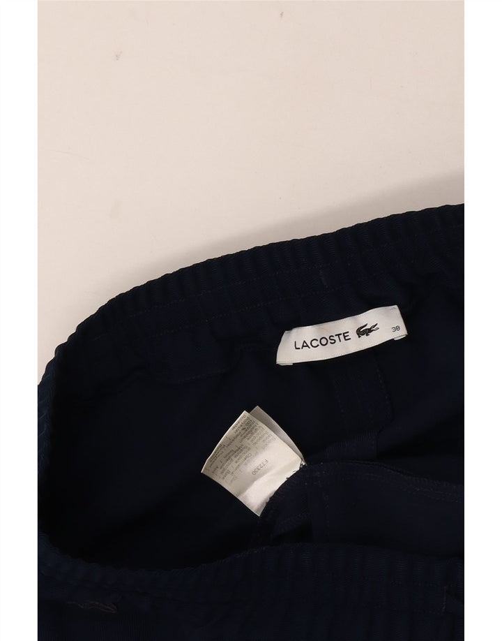 Mini saia feminina Lacoste EU 38 poliéster azul marinho médio