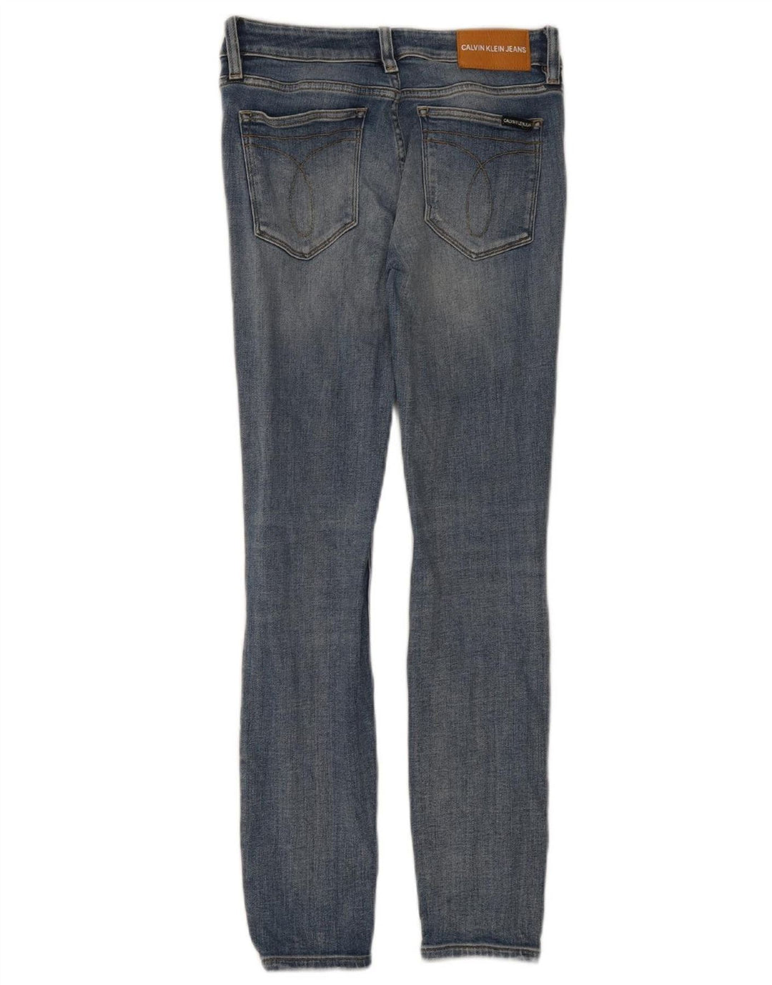 Calça jeans feminina CALVIN KLEIN W26 L30 azul algodão