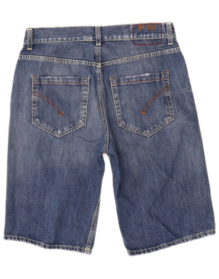 Shorts jeans masculino Dondup W31 algodão azul médio
