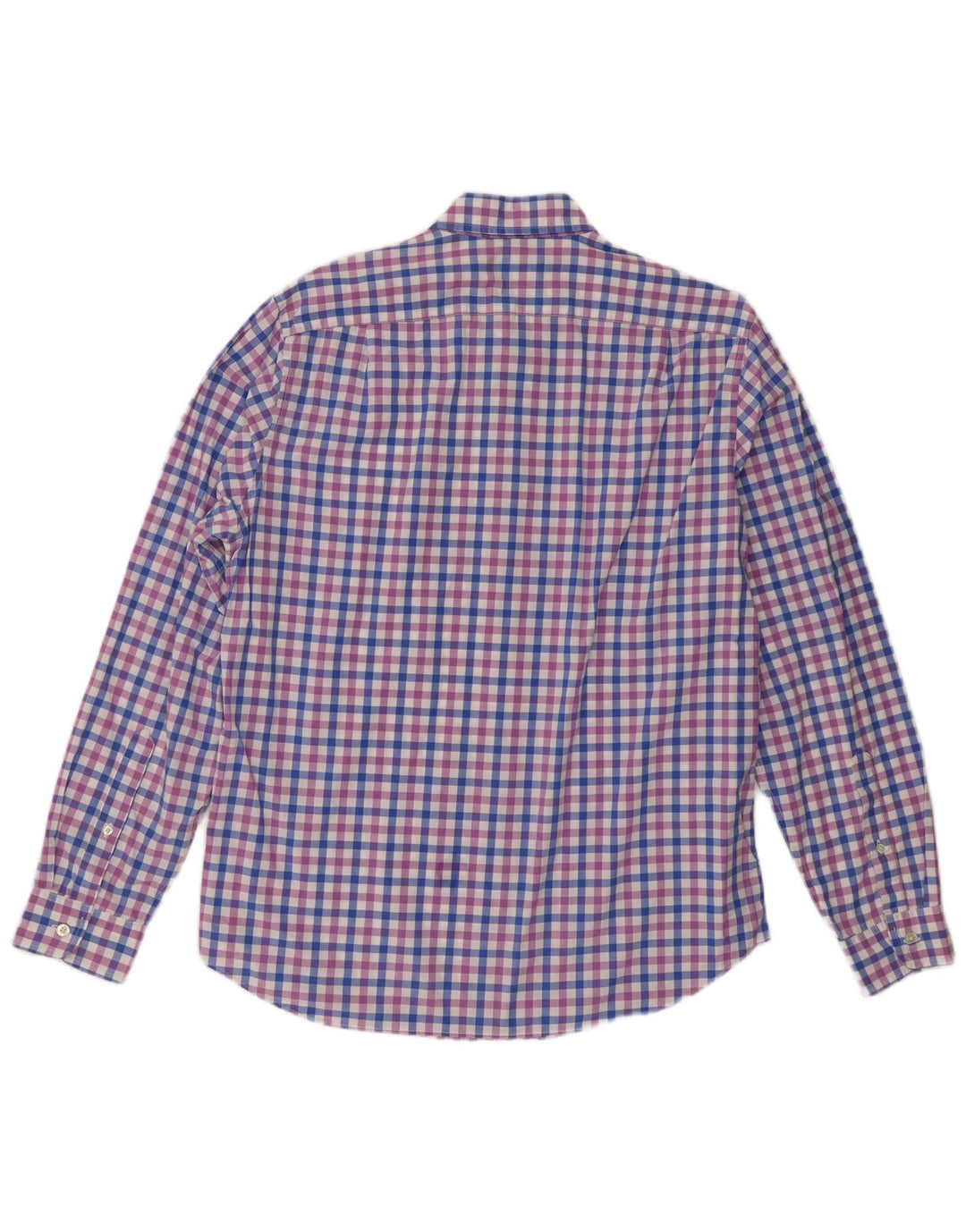 Camisa masculina J. Crew sob medida, algodão guingão roxo médio