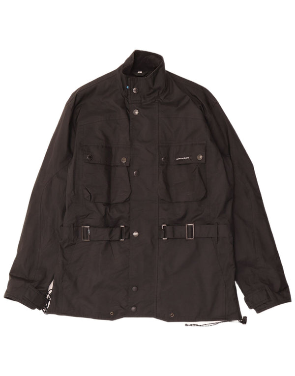 Jaqueta utilitária masculina TUCANO URBANO UK 42 XL poliéster listrado preto