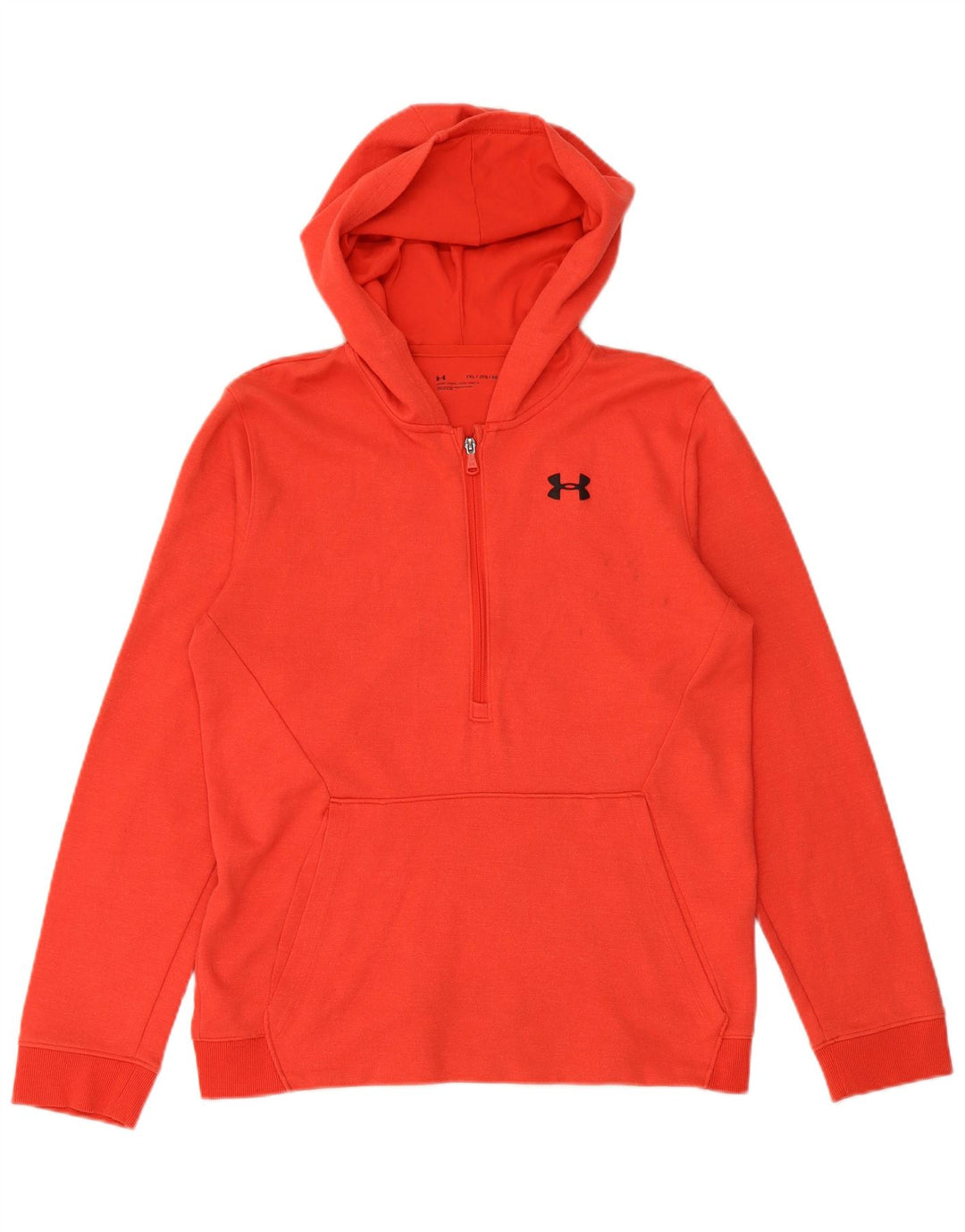UNDER ARMOUR Meninos moletom com capuz 15-16 anos XL algodão vermelho