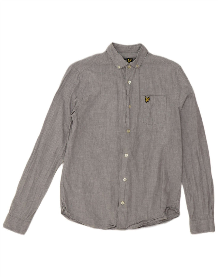 Camisa masculina LYLE & SCOTT XS algodão cinza