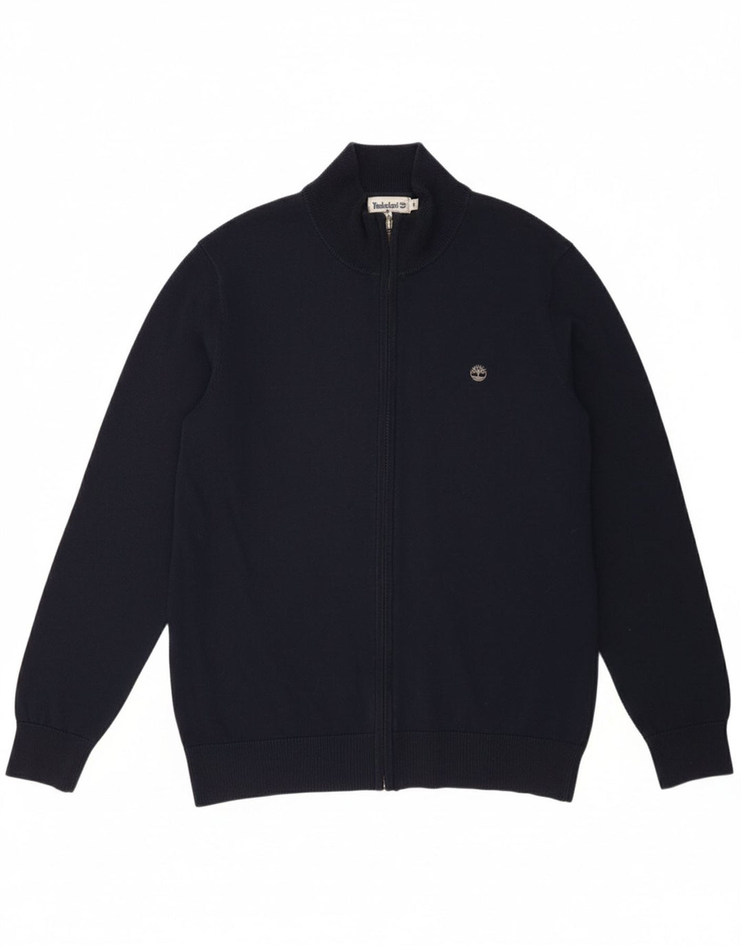 Suéter cardigã masculino TIMBERLAND algodão azul marinho médio