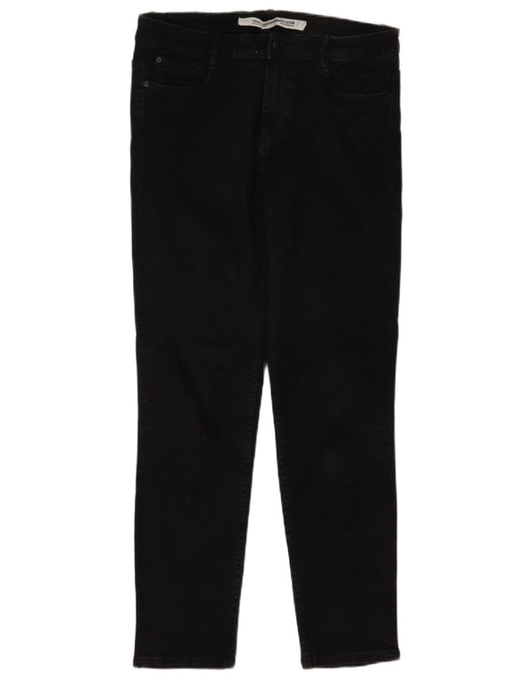 Zara Womens Trafaluc Skinny Jeans EU 40 Médio W30 L28 Algodão Preto