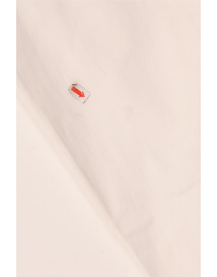 Jeans skinny de cintura média TOMMY HILFIGER W25 L25 algodão branco