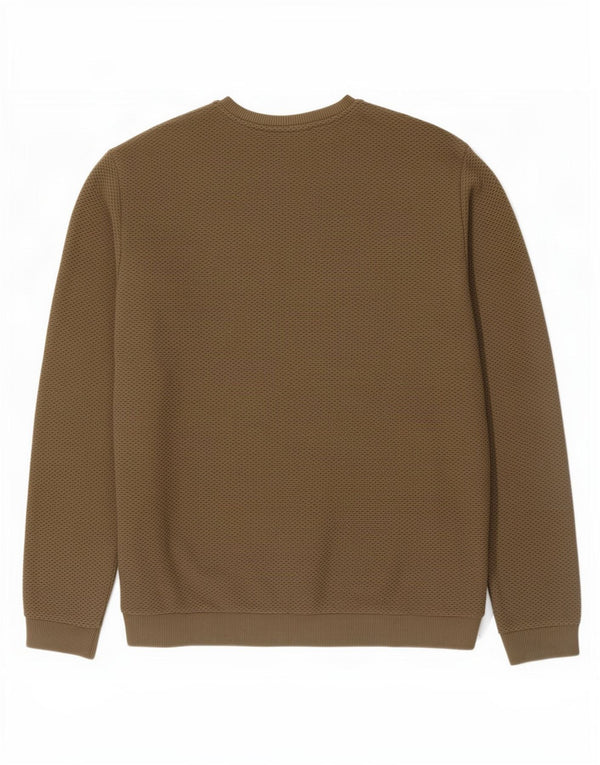 Reiss Moletom Masculino Jumper XL Algodão Cáqui