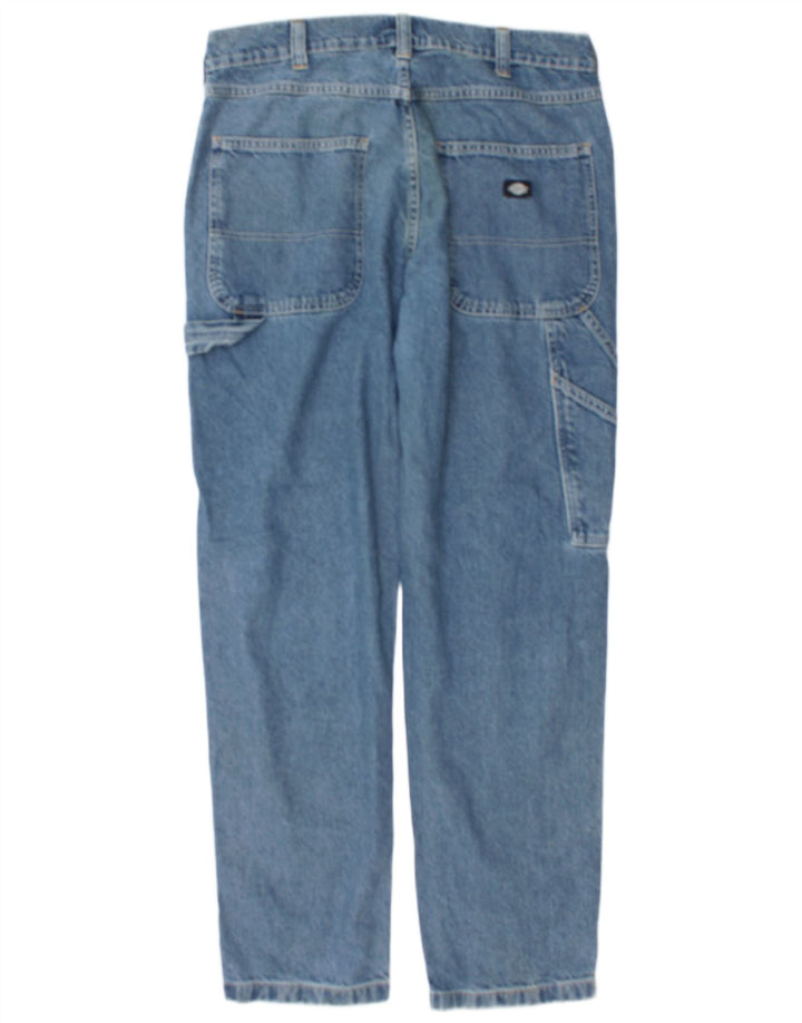 Jeans Masculino Dickies Cargo Taperizado W33 L32 Azul Algodão