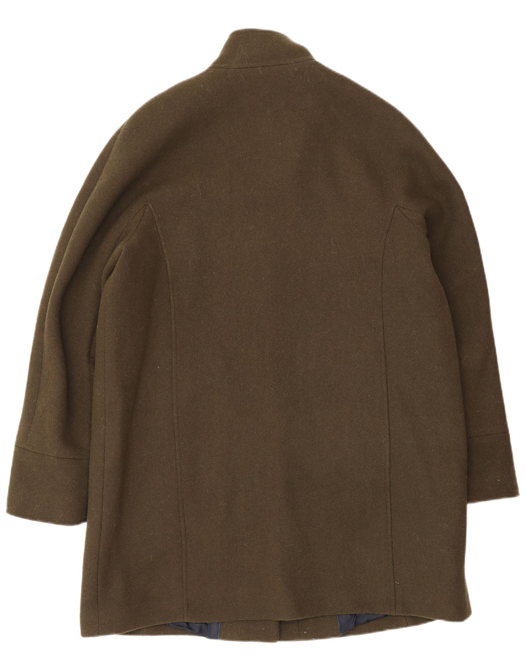 Sobretudo feminino Hobbs UK 16 grande lã cáqui