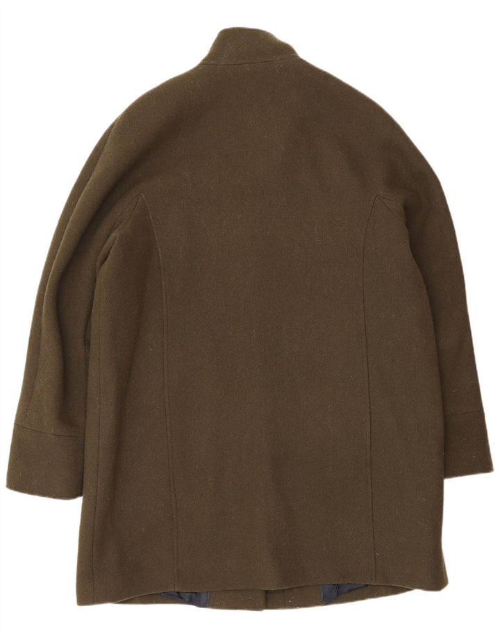 Sobretudo feminino Hobbs UK 16 grande lã cáqui