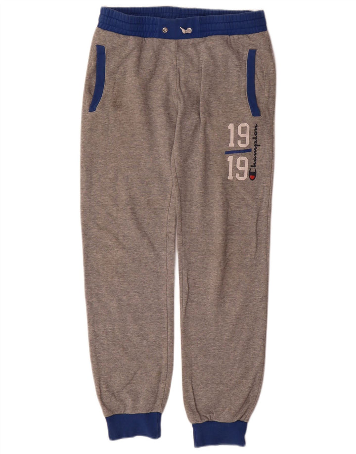 Calça de treino Champion Boys Joggers 11-12 anos grande bloco cinza