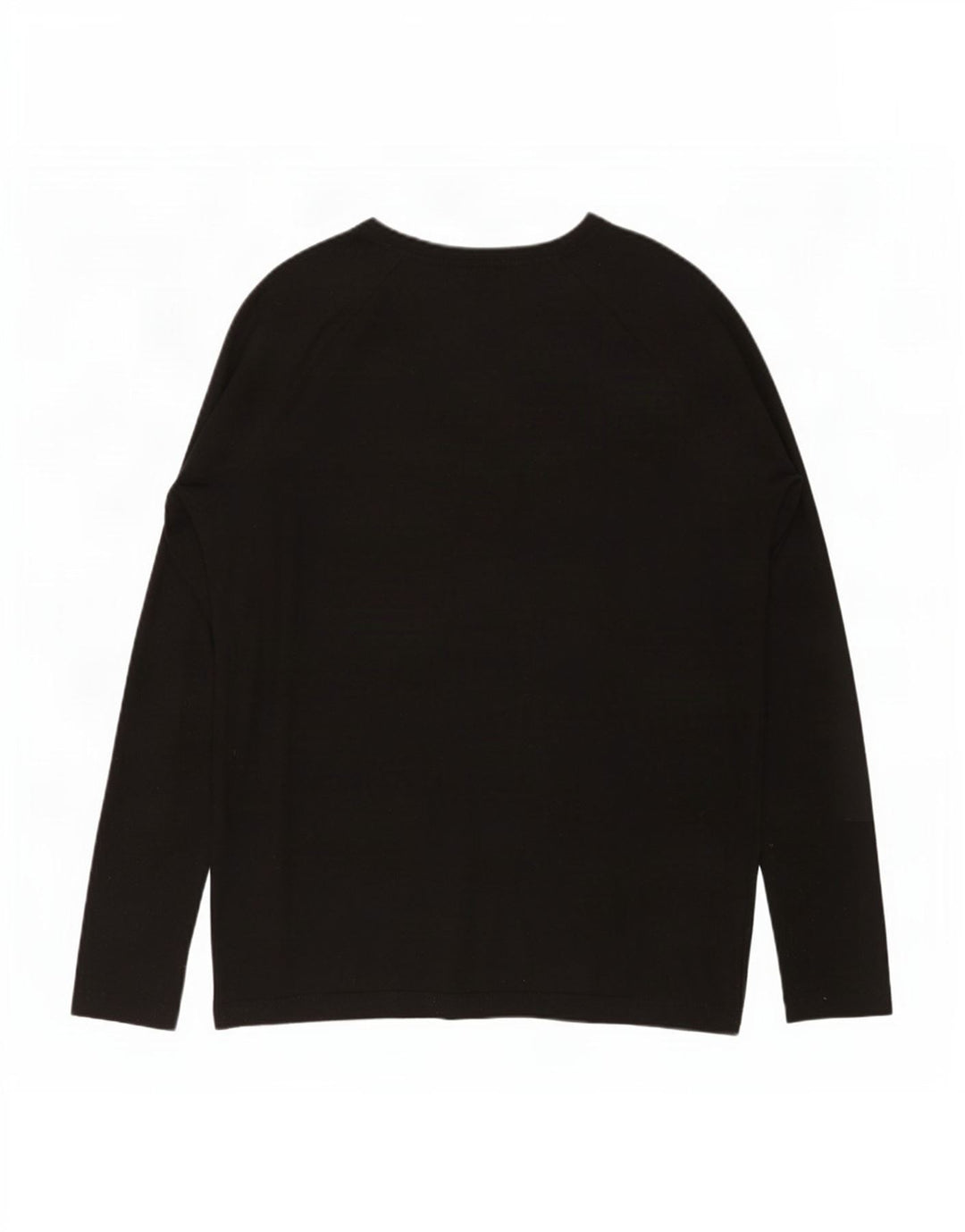 Zara Womens Oversized Top Manga Longa Reino Unido 10 Pequeno Preto
