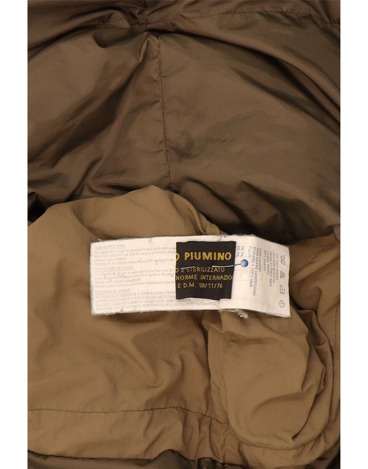 Jaqueta masculina acolchoada com capuz Belfe UK 44 2XL poliamida cáqui