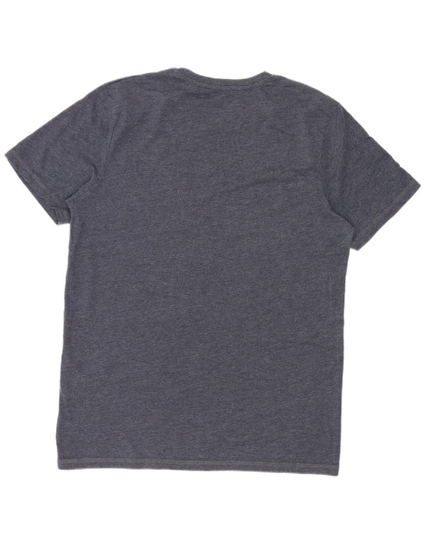 Camiseta masculina Jack & Jones Top médio algodão azul marinho
