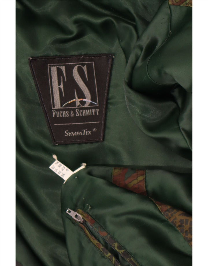 Jaqueta corta-vento feminina FUCHS & SCHMITT Reino Unido 10 pequeno verde Paisley
