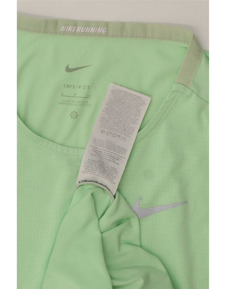 Camiseta Nike Masculina Dri Fit Top Pequeno Poliéster Verde