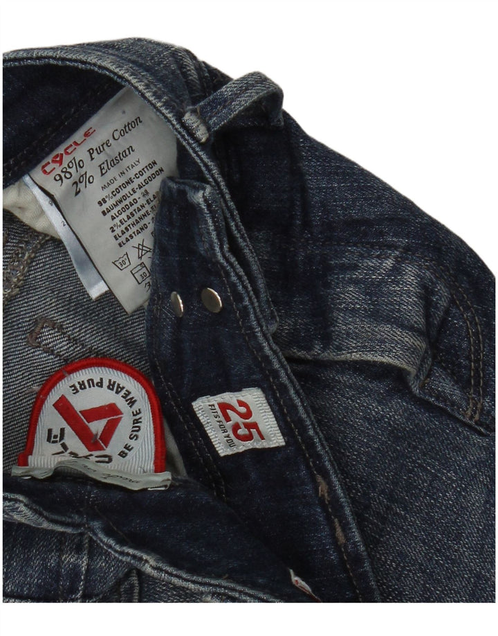 Calça jeans skinny feminina Cycle W25 L31 algodão azul