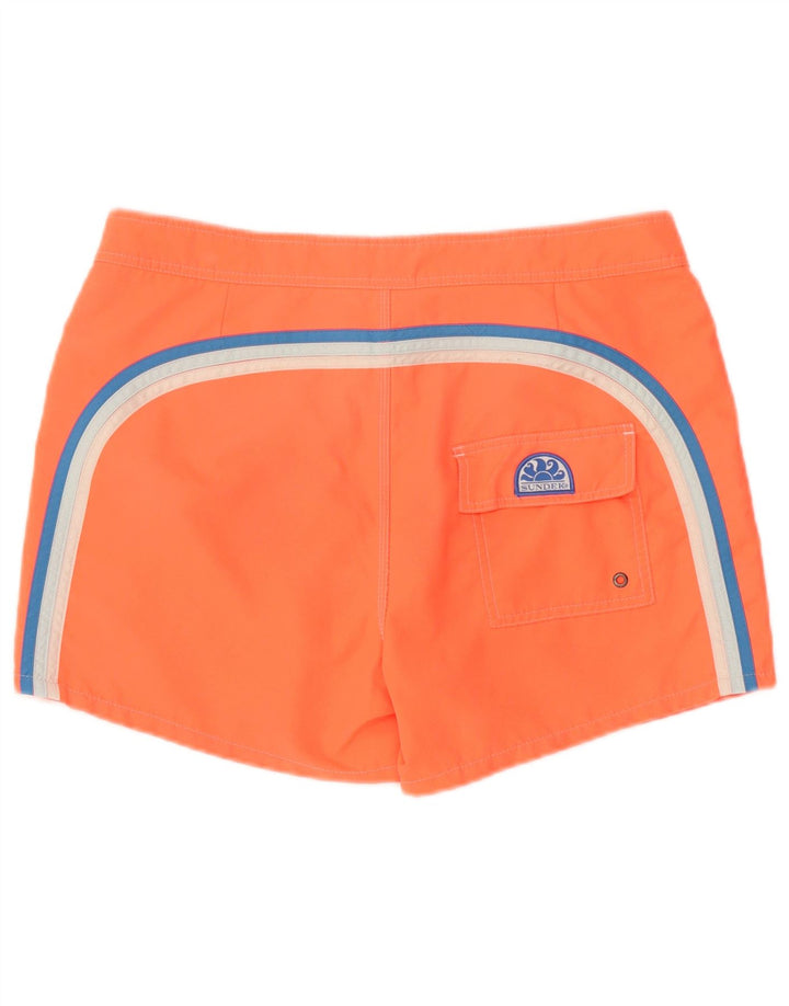 Shorts de natação masculino Sundek grande poliéster laranja