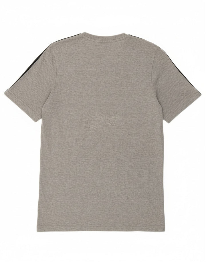 Camiseta masculina ADIDAS Top cinza médio algodão