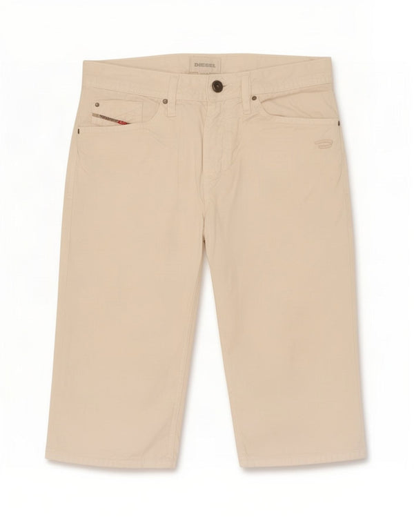 Diesel Boys Bermuda Shorts 13-14 Anos W28 Off White Algodão