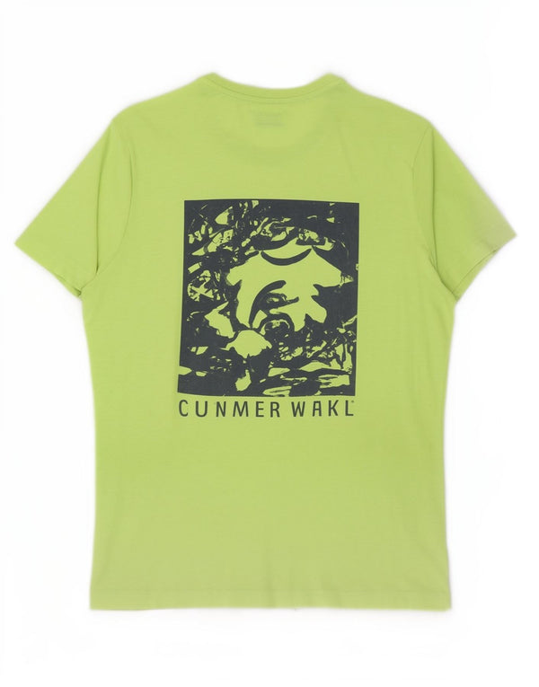 Camiseta gráfica masculina Lotto Top XL poliéster verde