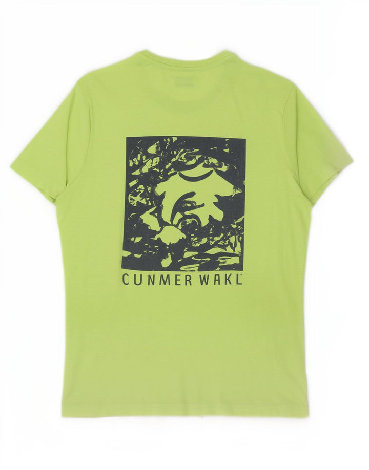 Camiseta gráfica masculina Lotto Top XL poliéster verde