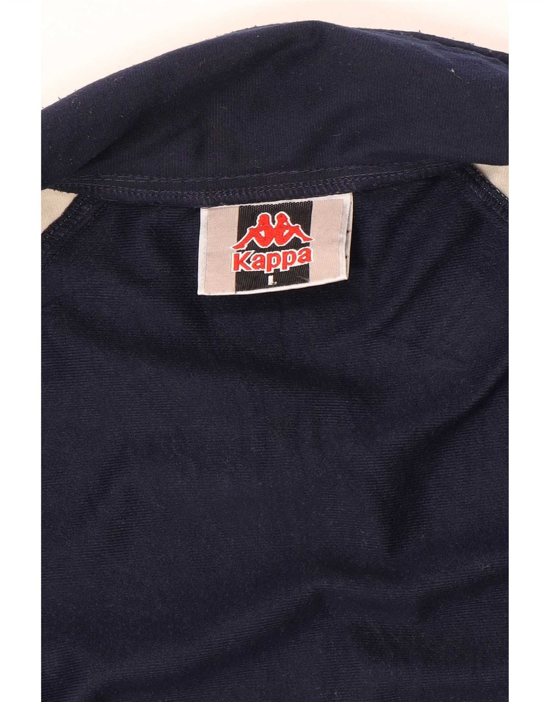 Kappa Jaqueta masculina de agasalho grande bloco colorido azul marinho