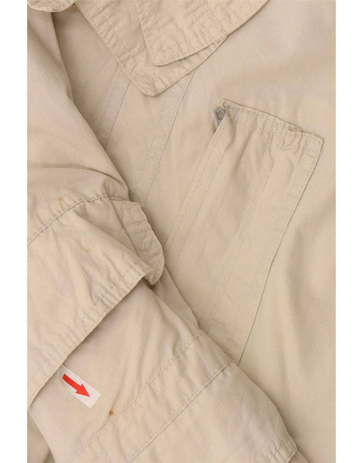 Jaqueta bomber masculina POP 84 UK 38 médio algodão branco