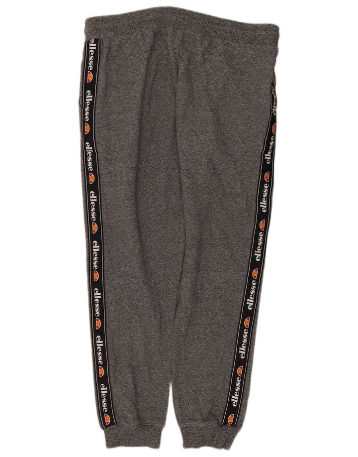 Calça de treino feminina Ellesse Joggers UK 12 cinza médio colorblock