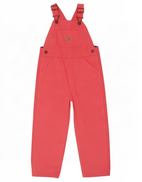Calças Carhartt Meninas Macacão 3-4 Anos Algodão Rosa