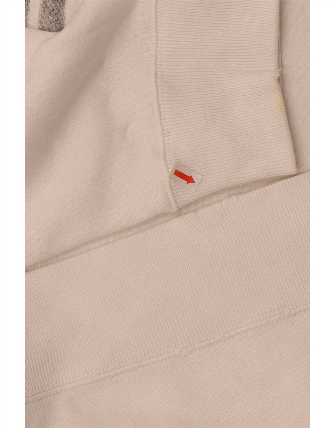 Polo Ralph Lauren moletom gráfico feminino jumper UK 14 médio branco