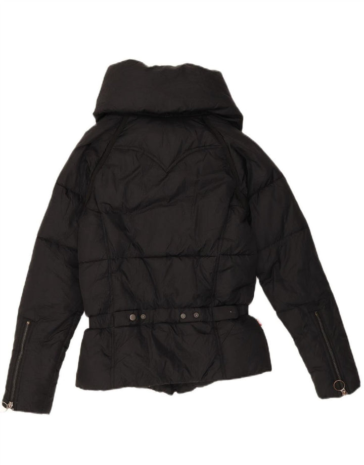 Jaqueta acolchoada feminina LEVI'S UK 6 XS preto nylon