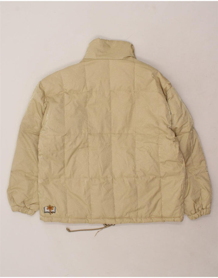DIADORA Womens Padded Jacket UK 16 Large Beige Polyamide Vintage Diadora and Second-Hand Diadora from Messina Hembry 