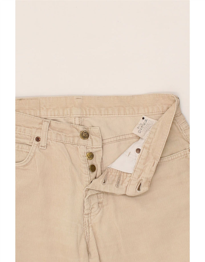 LEE Mens Straight Corduroy Trousers W31 L30 Off White Cotton Vintage Lee and Second-Hand Lee from Messina Hembry 