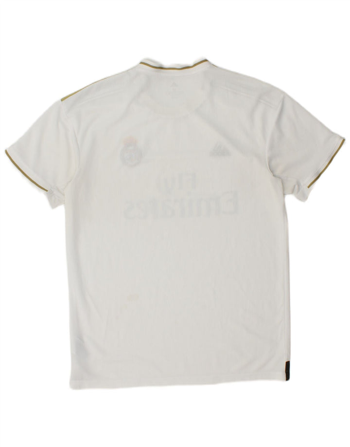 Camiseta Adidas Masculina Real Madrid Graphic Top Médio Poliéster Branco