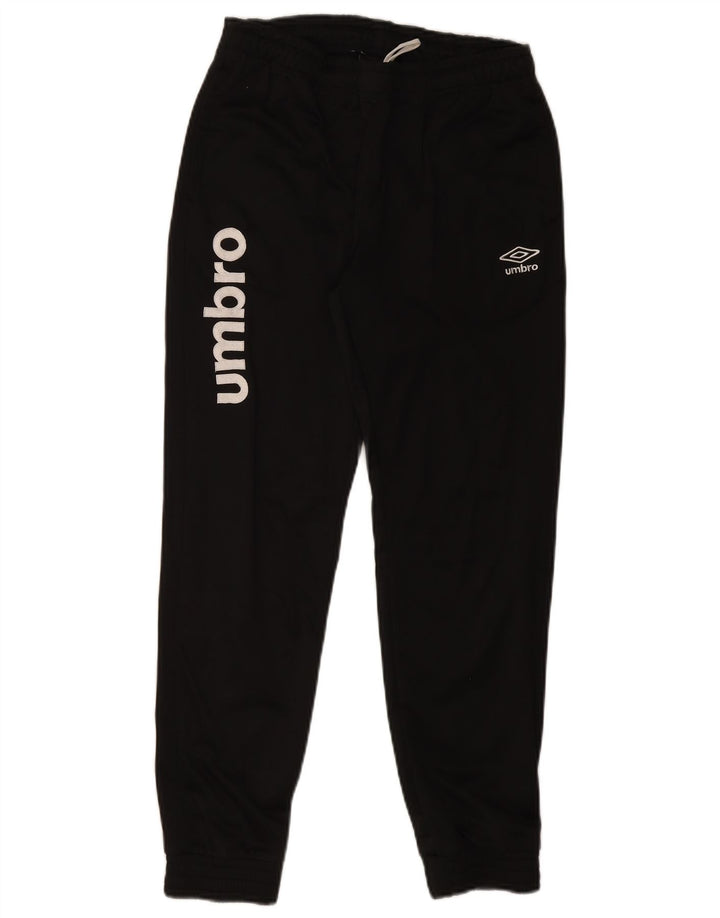 Calça de treino masculina Umbro Graphic Joggers pequena preta