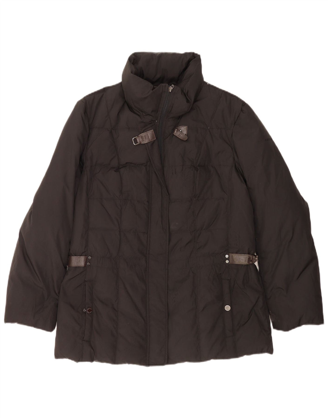 Jaqueta acolchoada feminina Geox UK 14 poliéster preto médio