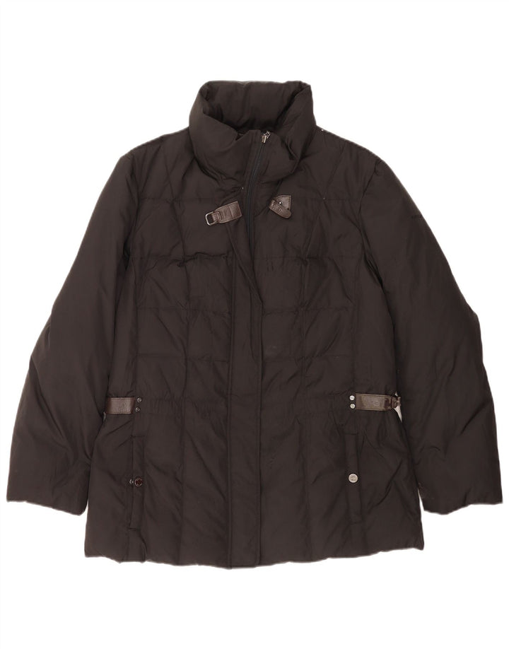 Jaqueta acolchoada feminina Geox UK 14 poliéster preto médio