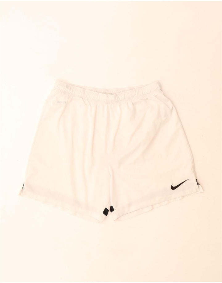 Nike Mens Dri Fit Sport Shorts Grande Off White Poliéster