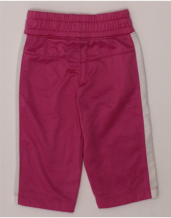 Calça de treino NIKE para meninas de 6 a 9 meses rosa colorblock poliéster