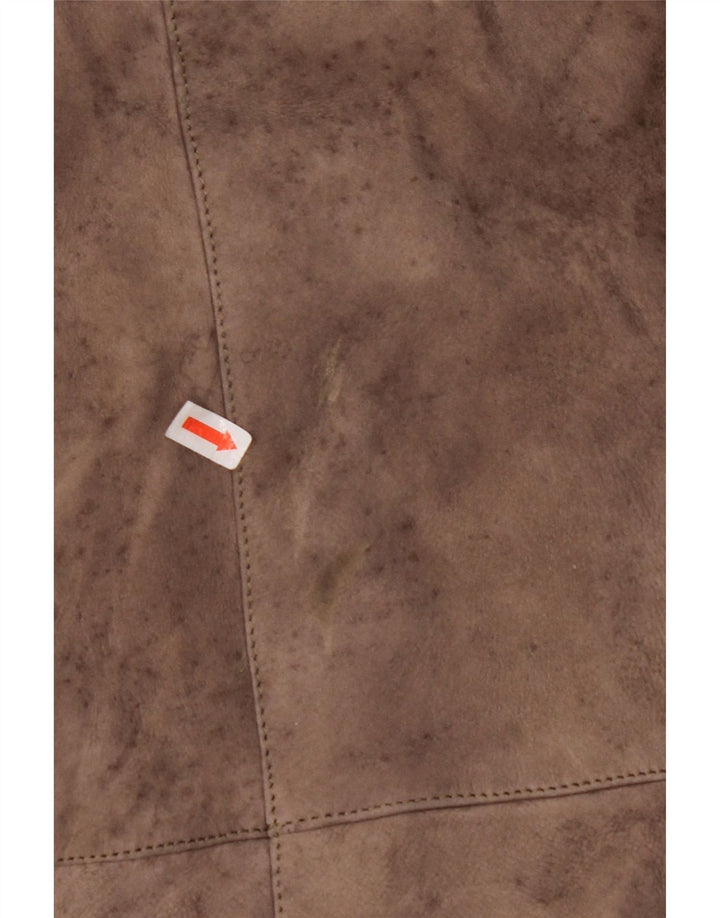 Casaco feminino VINTAGE Shearling UK 14 grande bege