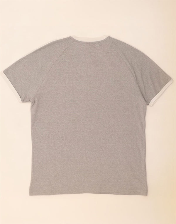 Camiseta masculina Adidas Top XL cinza algodão