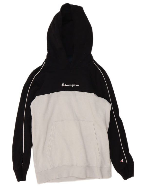 Jumper com capuz para meninos Champion 11-12 anos grande algodão colorido branco