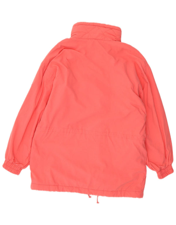 Jaqueta corta-vento feminina Fila EUA 10 grande poliamida rosa