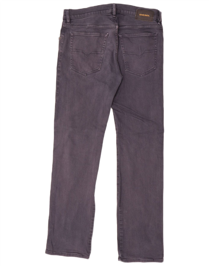 Diesel Mens D-Mihtry Straight Jeans W32 L32 Cinza Algodão