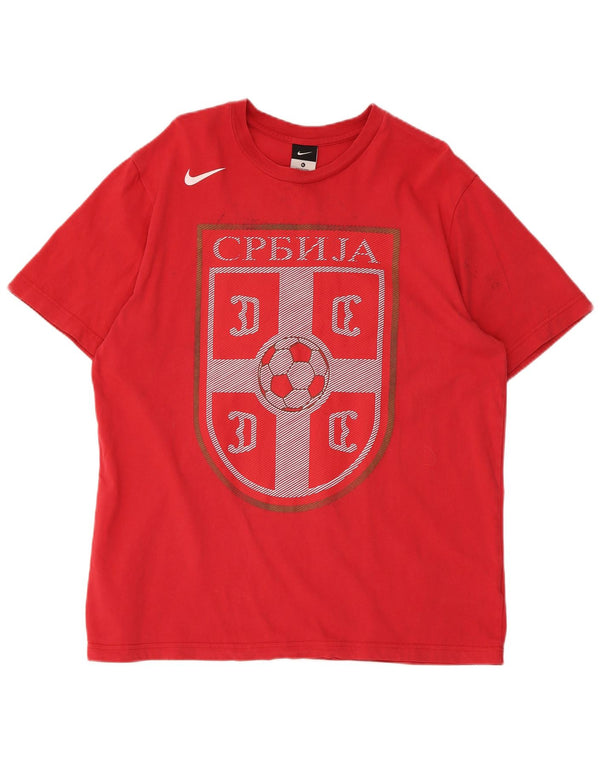 Camiseta Nike masculina gráfica Top XL algodão vermelho